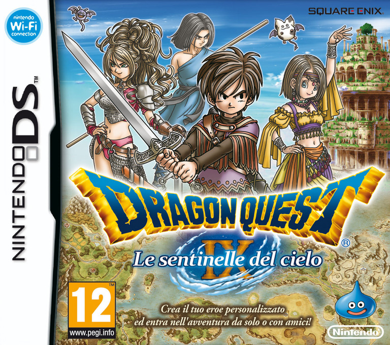 Dragon Quest Ix Sentinels Of The Starry Skies Boxarts For Nintendo Ds The Video Games Museum